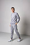 Чоловічі спортивні штани Nike, сірого кольору (трикотаж), фото 3