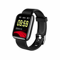 Фитнес-трекер Smart-watch 116+ Black (SMT172346266)