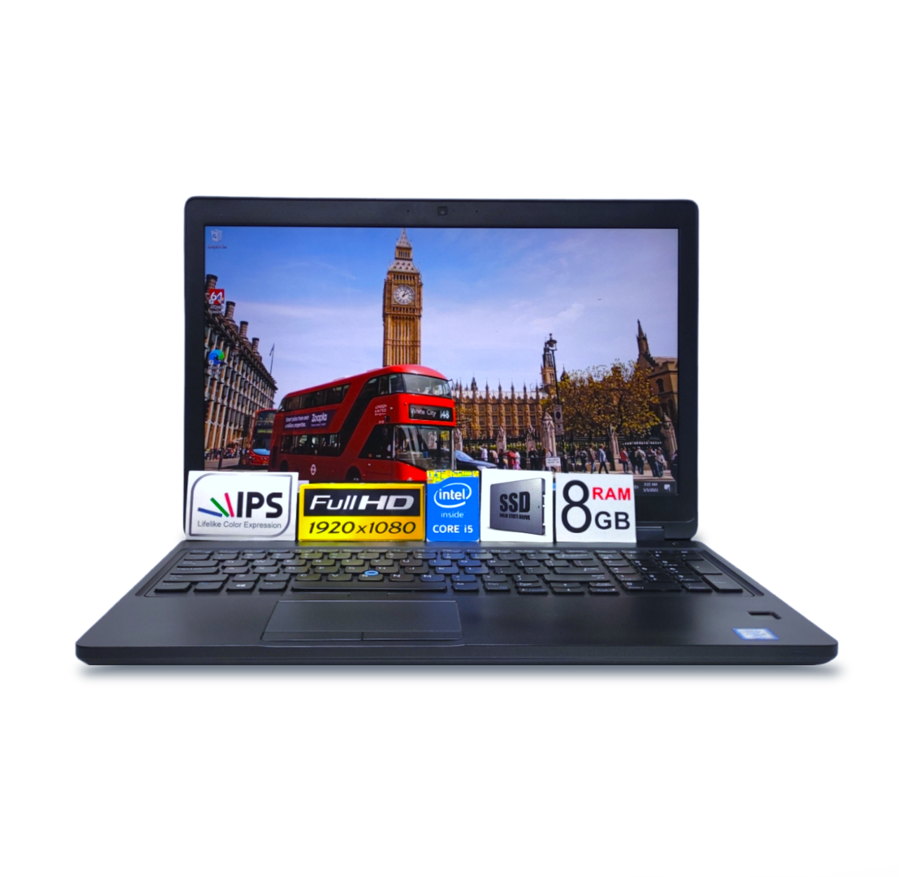 Бізнес Ноутбук Dell Latitude 5590 15.6 FHD IPS Core i5 7300U Ram 8GB DDR4 SSD 256GB Intel HD Graphics 620