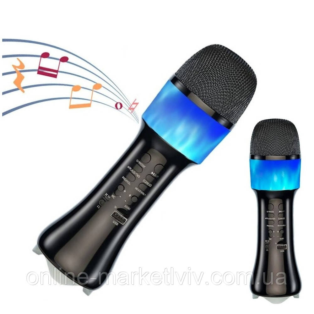 Мікрофон караоке Q99, USB, SD, FM, AUX та Bluetooth / Колонка караоке / Мікрофон портативний