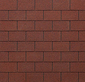 Бітумна черепиця Tegola ECO ROOF RECTANGULAR Shaded Red