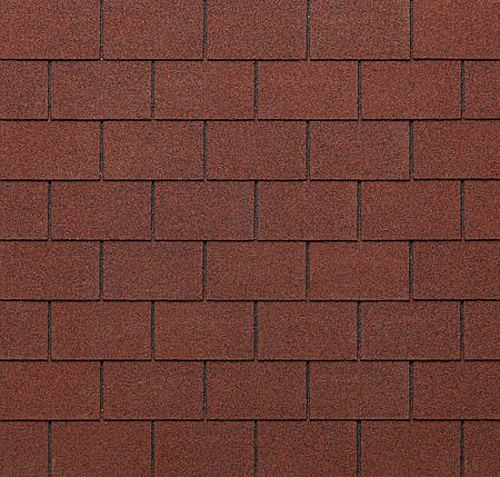 Бітумна черепиця Tegola ECO ROOF RECTANGULAR Shaded Red, фото 1