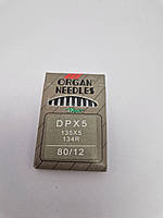 Набор машинных игл Organ needles DPx5 №80 (10 штук в упаковке)