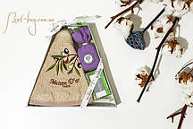 Maison Dor New Olive подарунковий набір рушник саше і мило
