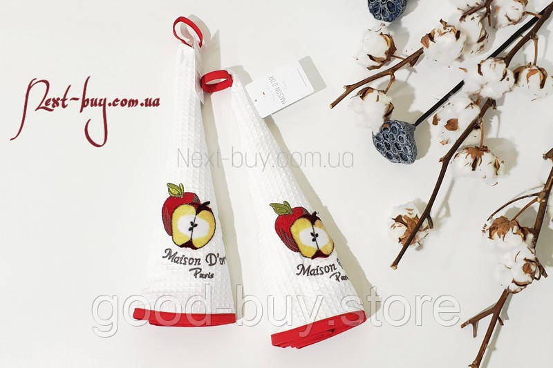 Maison Dor Fruit Apple рушник вафельний з аплікацією