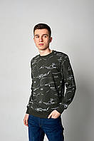 Чоловічій світшот, хакі кольору. Розміри: M,L,XL,XXL.