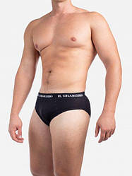 Труси чоловічі сліпи з якісної бавовни IL GRANCHIO чорні (розміри: 46-54)