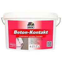 Грунтовка адгезионная пигментированная с кварцем Dufa Beton-Kontakt 1,4 кг