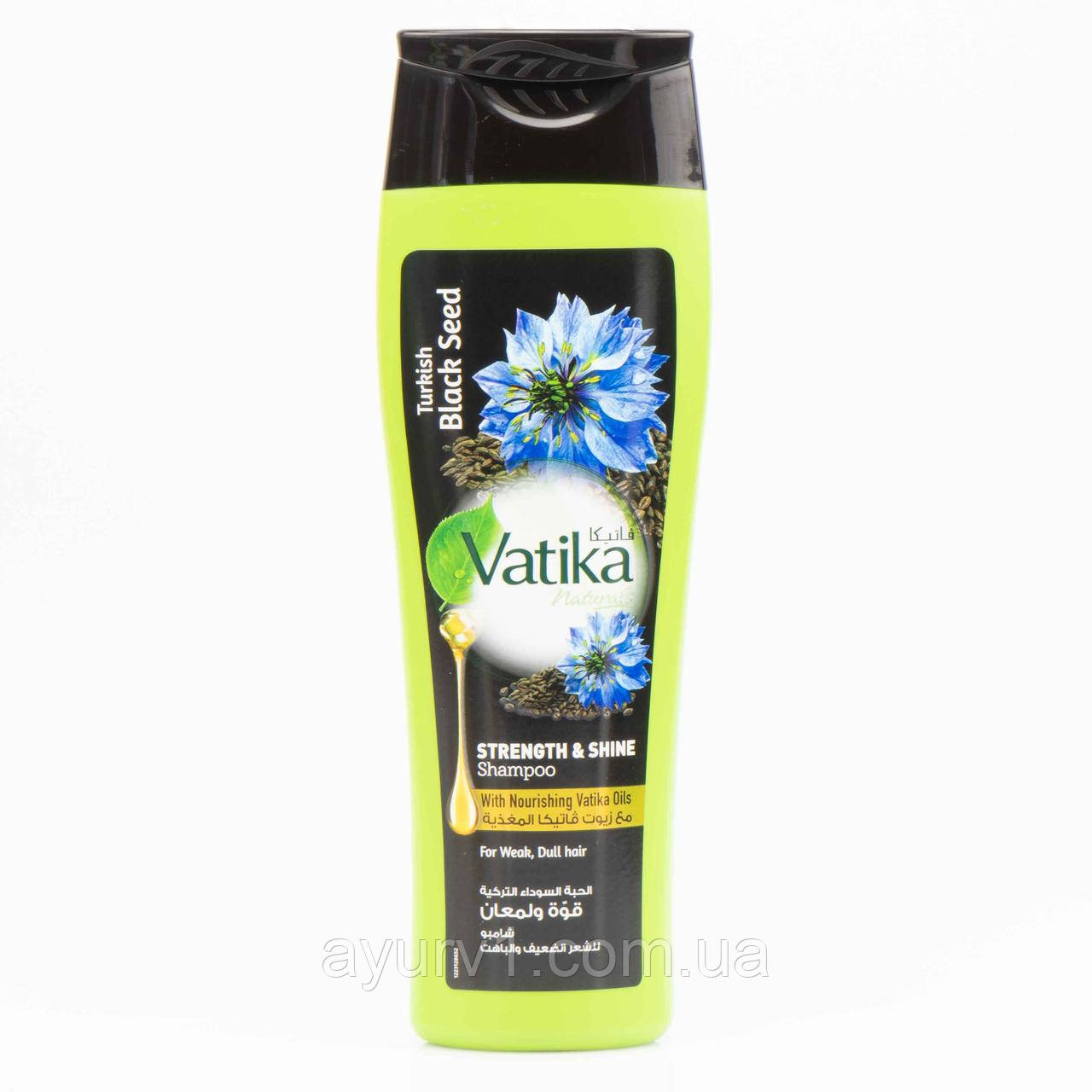 Шампунь Ватика с черным тмином для роста волос , DABUR VATIKA BLACK ...