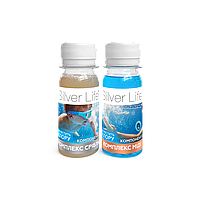 «Silver Life» Серебряний бактерицидный комплекс для басейнов (2*50 мл). Ресурс 2,5 м3
