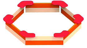 Пісочниця шестикутна SiverSport KID206