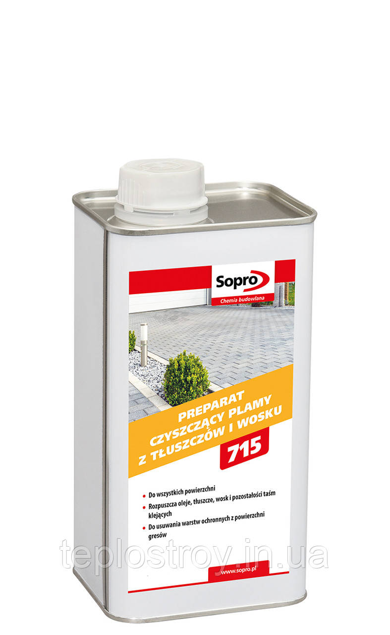Sopro WE 715 - Засіб для очищення від жирових та воскових плям 0,25л