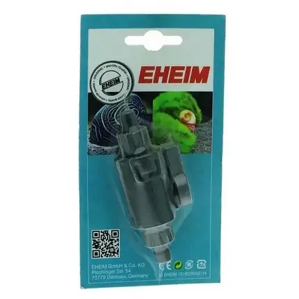 Eheim, кран одинарний Eheim IN 9/12 мм, до Eheim Classic 2211.Призначений для з'єднання шланга діаметром 9/12, фото 1
