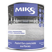 Краска для бетонных поверхностей Белая 3 кг Miks color