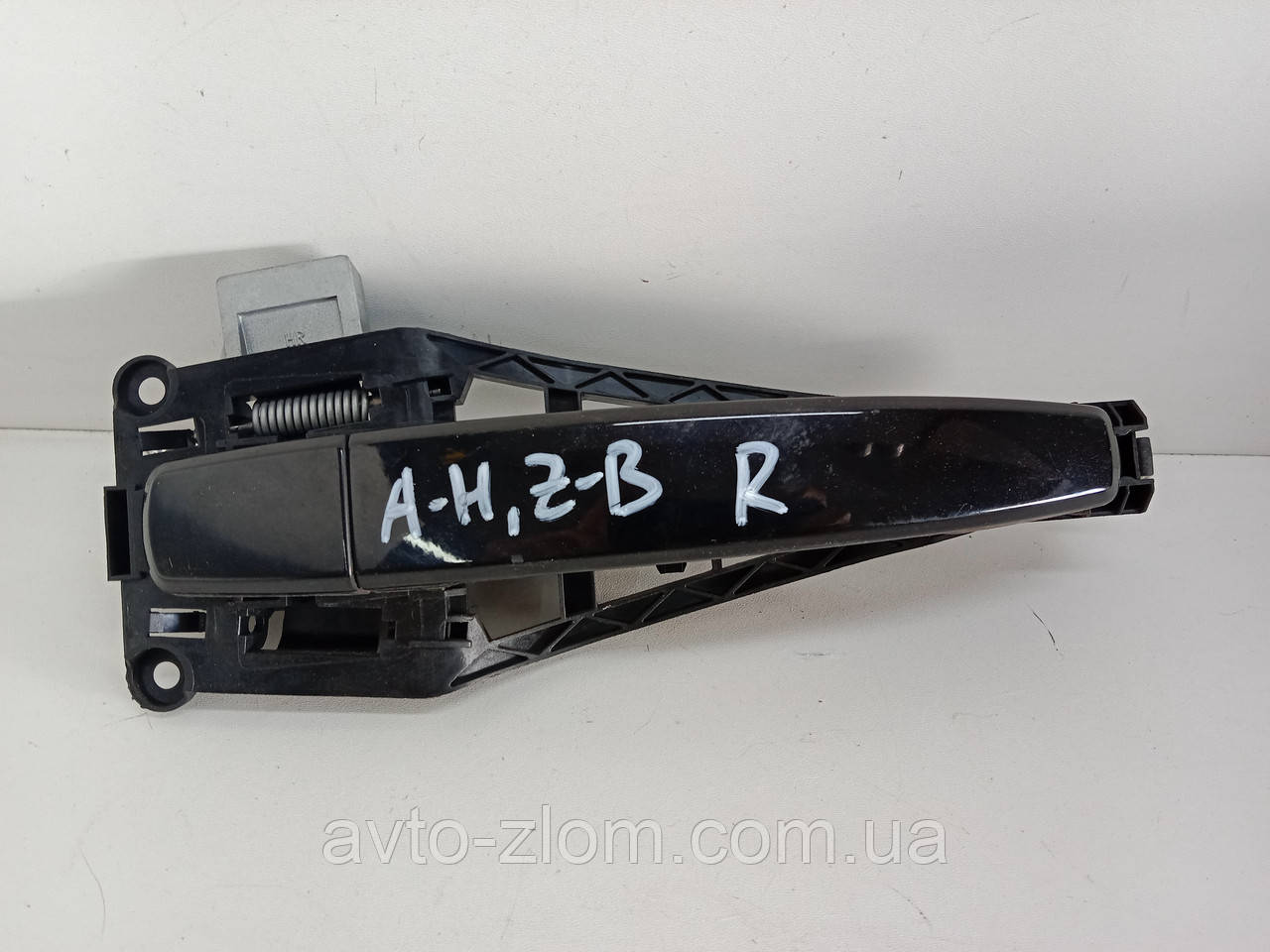 Зовнішня ручка дверей Opel Astra H, Zafira B, Opel Astra, Зафіра Б. Задня права. 24463750, фото 1