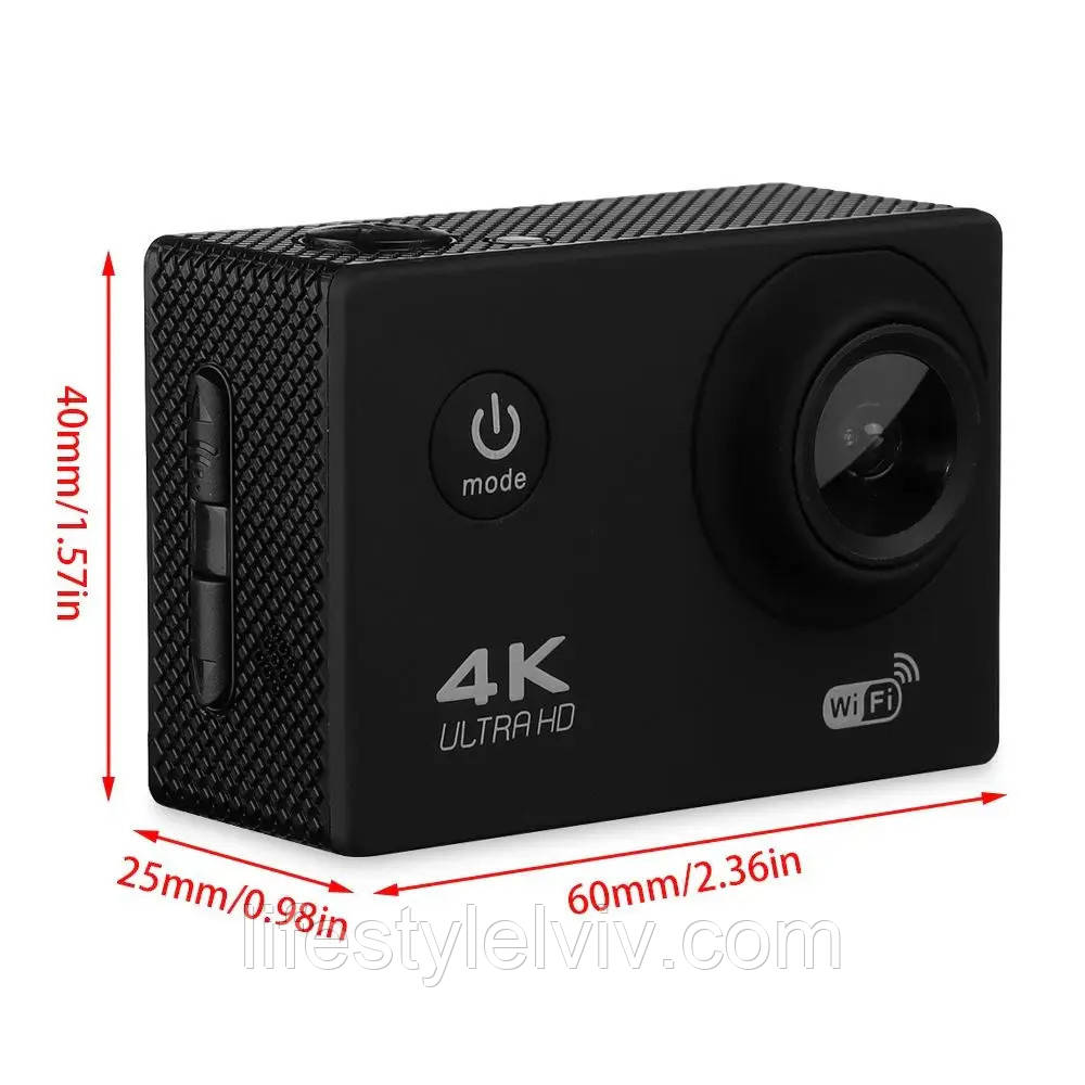 Купить Экшн камера 4К Ultra HD Sports WiFi Action Camera ...