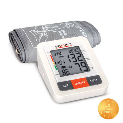 Автоматичний тонометр Gamma Plus з мережним адаптером, фото 1