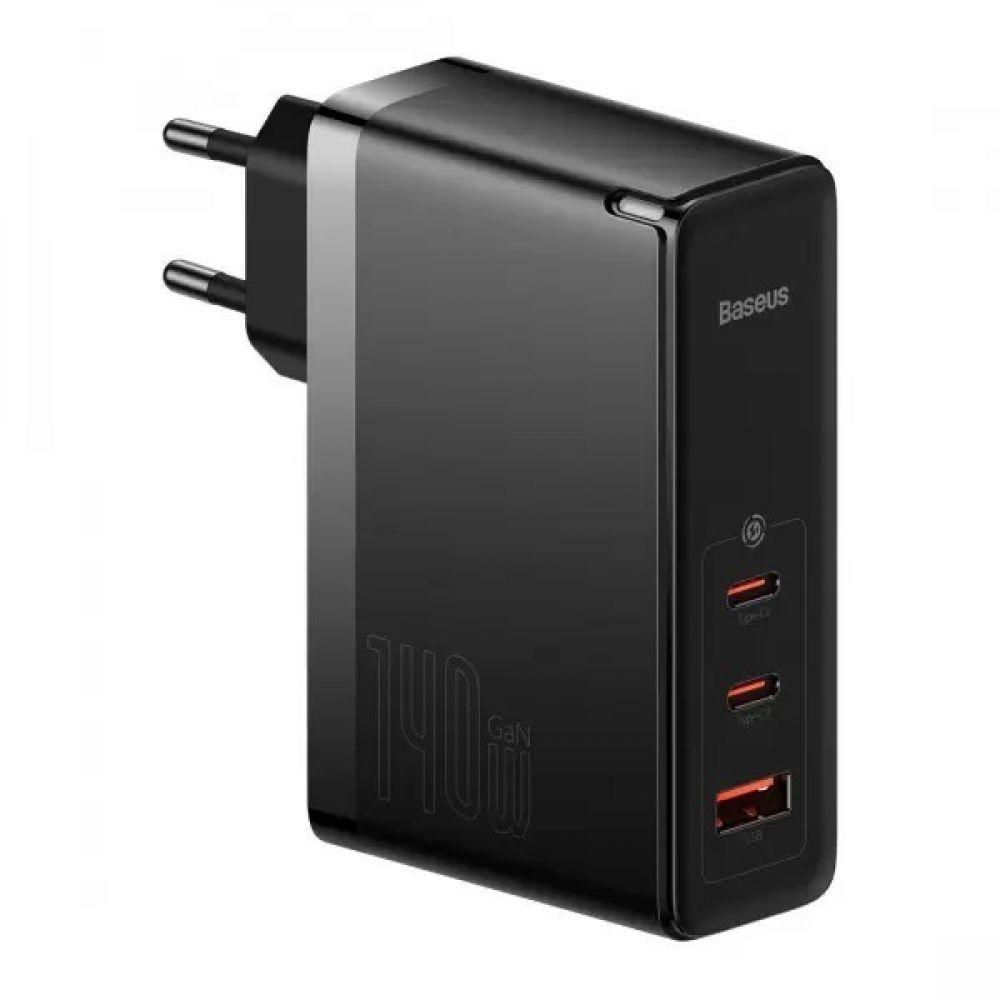 Мережевий зарядний пристрій Baseus GaN5 PRO 140W+Cable Type-C to Type-C 240W CCGP1002