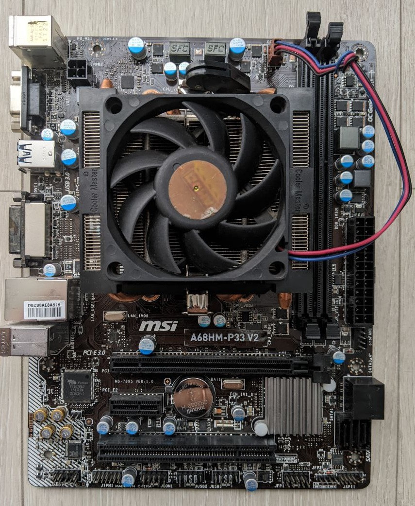КОМПЛЕКТ 4 ЯДРА AMD — Плата sFM2+ MSI A68HM-PЗ3 V2 на DDR3 + ПРОЦ AMD A10-7700K 4 ЯДРА по 3.4 GHZ