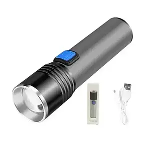 Ліхтарик ручний BL K31 USB CHARGE, фото 2
