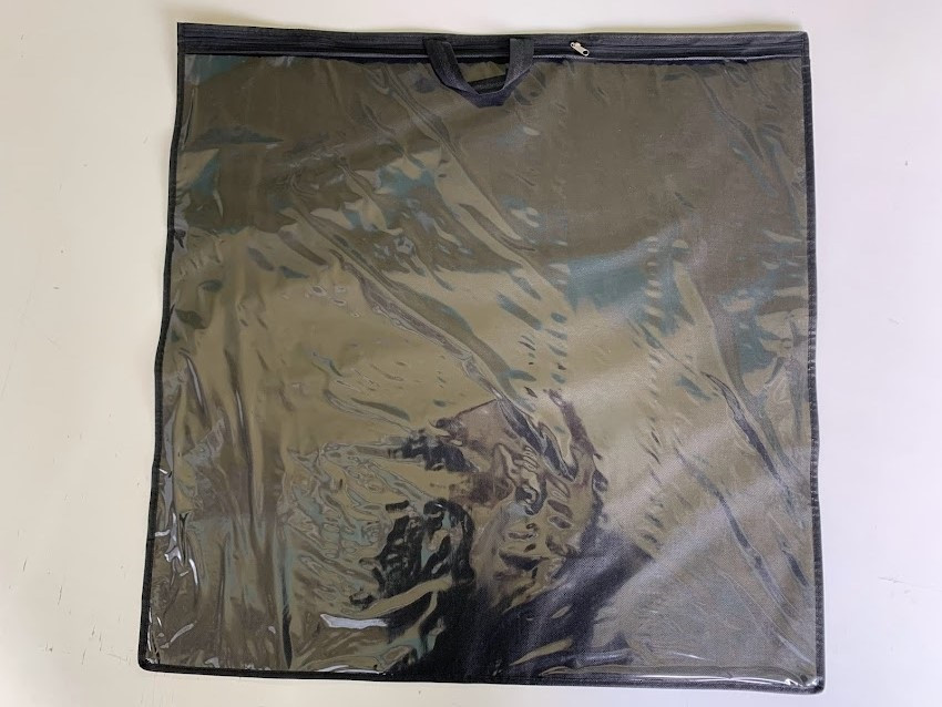 Упаковка для подушки, домашнього текстилю (70х70 см, ПВХ 90, чорна, 10 шт/упаковка)