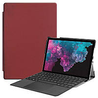 Чехол StandCover Microsoft Surface Go 3 2 1 DarkRed