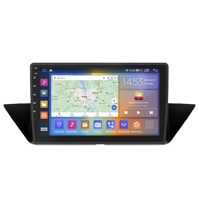 Штатна магнітола Lesko для BMW X1 I (E84) Рестайлінг 2012-2015 IPS 10" 2/32Gb CarPlay 4G Wi-Fi GPS Prime