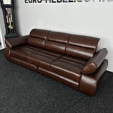 Диван прямий шкіряний Бестселер, фото 3