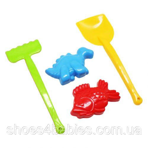 Купить Песочный набор "Грабельки, Лопатка и 2 пасочки", вид 8, цена 46. ...