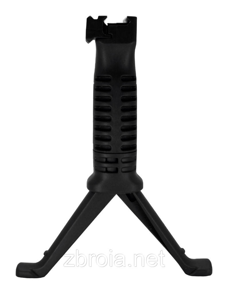 Передня рукоятка-сошки DLG Tactical (DLG-066) на Picatinny (полімер) чорна