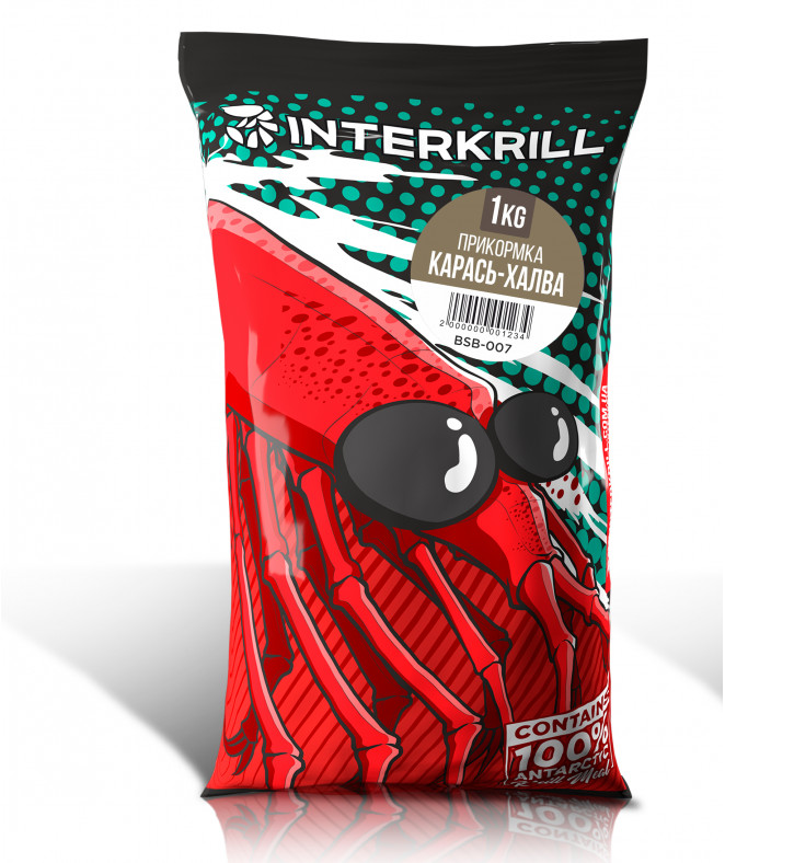 Прикормка Interkrill Карась-Халва 1кг BSB-007B, фото 1