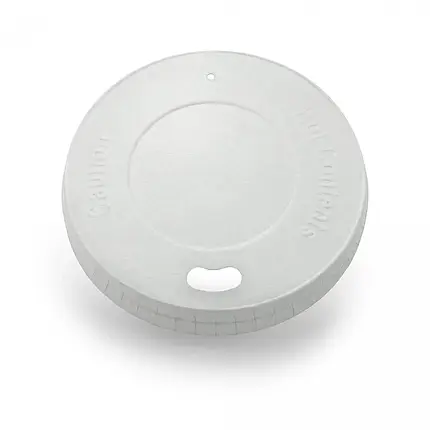 Кришка паперова біла d 80 - 2PE (50шт/уп), 33уп./ящ., фото 1