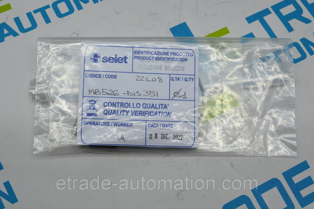 Індуктивний датчик наближення Selet Sensor MB526-DIS351