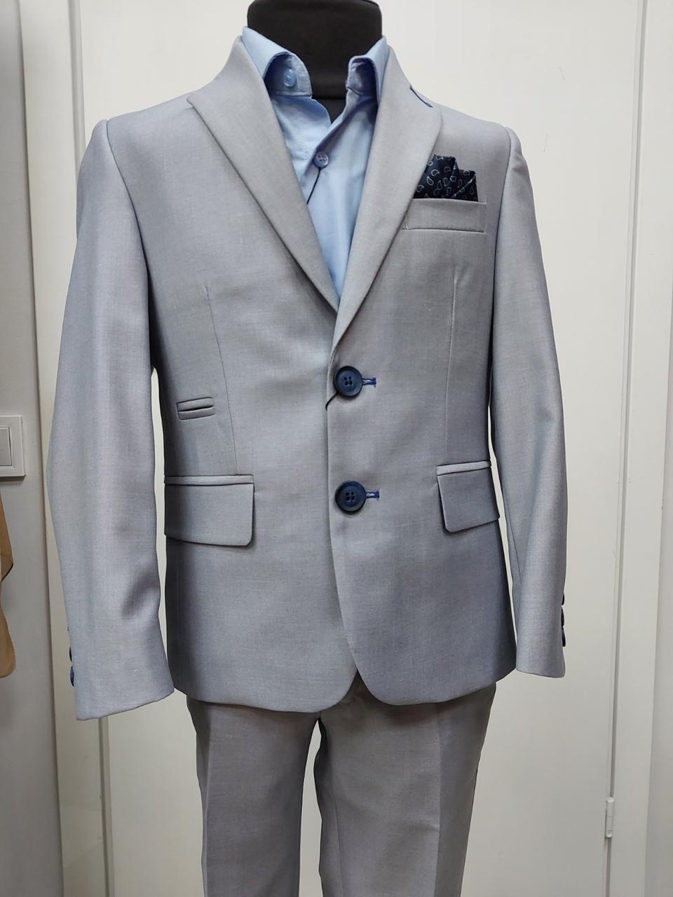 Костюм дитячий для хлопчика West-Fashion модель А 561А сіро-блакитний