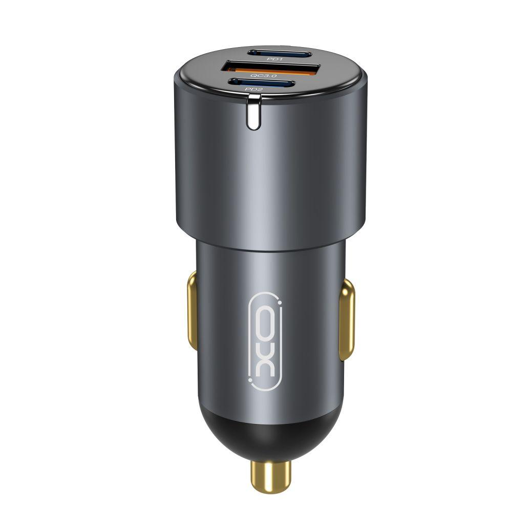 Автозарядний пристрій XO CC45 PD30W PD+USB30W Shared 60 W Metal