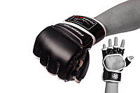 Перчатки для MMA и смешанных единоборств PowerPlay 3056, черные