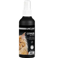 Спрей Unicum Рremium от блох и клещей для котов, 100 мл