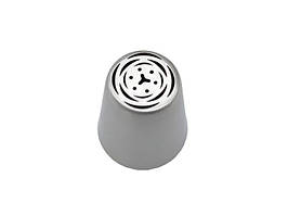 Насадка кондитерська для крему та прикрашання тортів Тюльпан великий малайзійський №75 D 3,8 / 2,5 cm H 4,2 cm