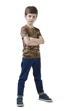 Футболка дитяча ARMY KIDS камуфляж Мультикам Air Touch, фото 1