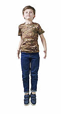 Футболка дитяча ARMY KIDS камуфляж Мультикам Air Touch, фото 3