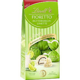 Цукерки Lindt Fioretto Minis Buttermilch Limette 115g