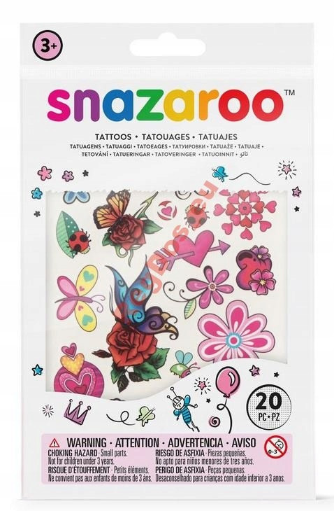 Временные татуировки Snazaroo - Набор для девочек Набор для рукоделия ...