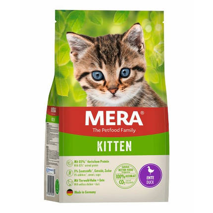 Mera Cats Kitten Duck (Ente) Корм для кошенят з качкою 400г, фото 1