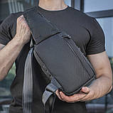 Сумка для скрытого ношения оружия M-Tac Sling Pistol Bag Elite Hex Multicam Black/Black 10175208, фото 5