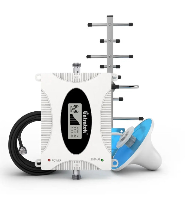 Репітер підсилювач GSM сигналу lintratek KW16L-PRO G900MHz 2G 3G 4G Mobile Triple Repeater Phone (з антенами)