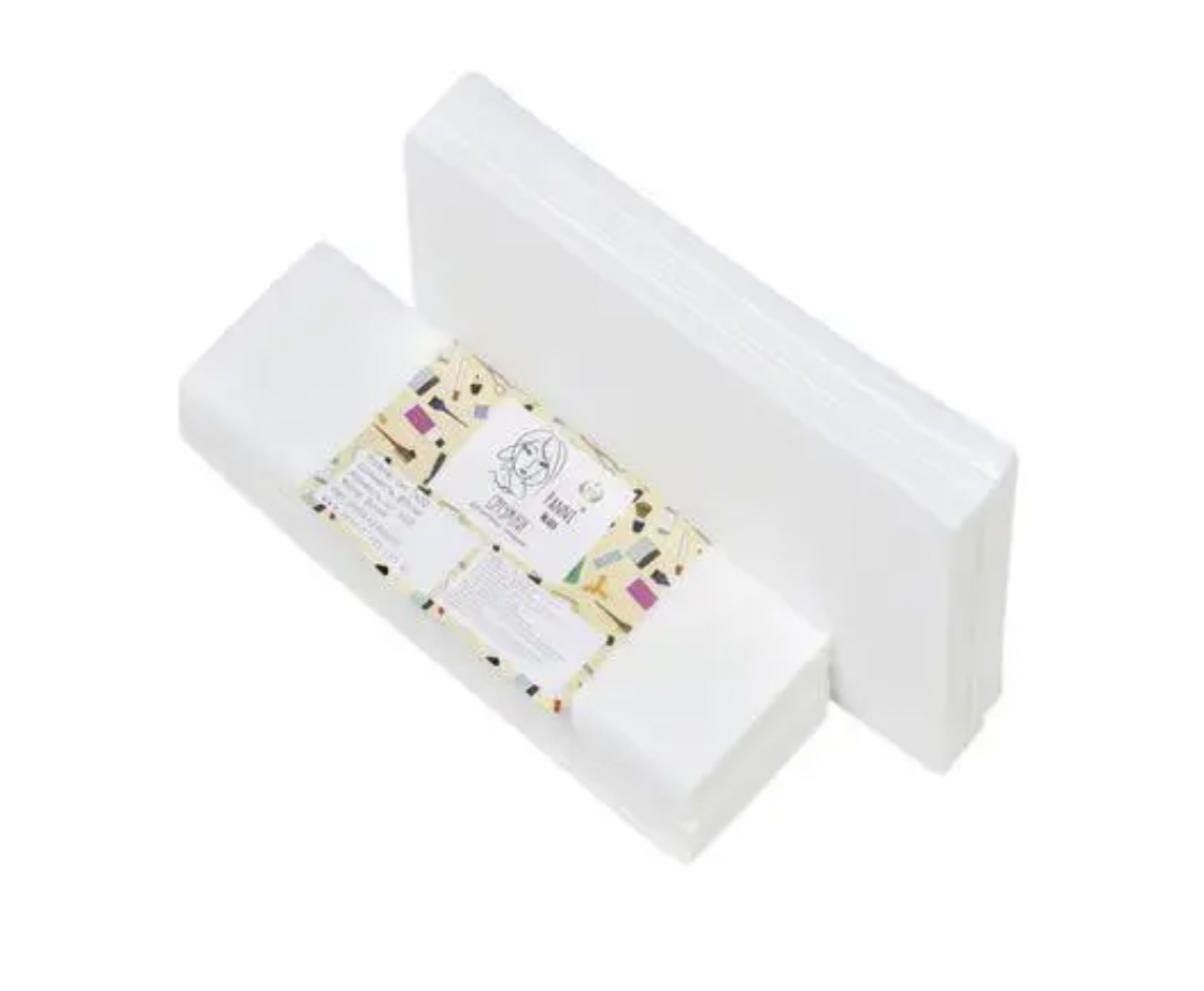 Смужки для депіляції паперові 7х20 см Panni Mlada (100 шт/пач) 80 г/м2 Колір: білий