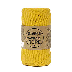 Еко шнур Shikimiki Rope 2 mm, колір Куркума