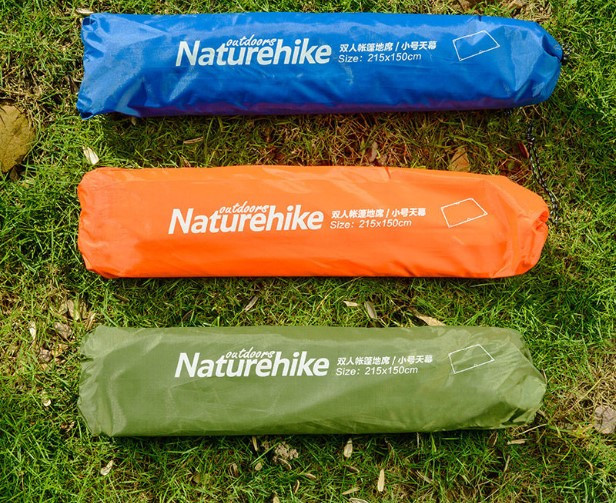 Тент универсальный Naturehike 210T polyester 2,15х1.5м 0,23 кг NH15D004-X Blue - фото 4 - id-p1837493942