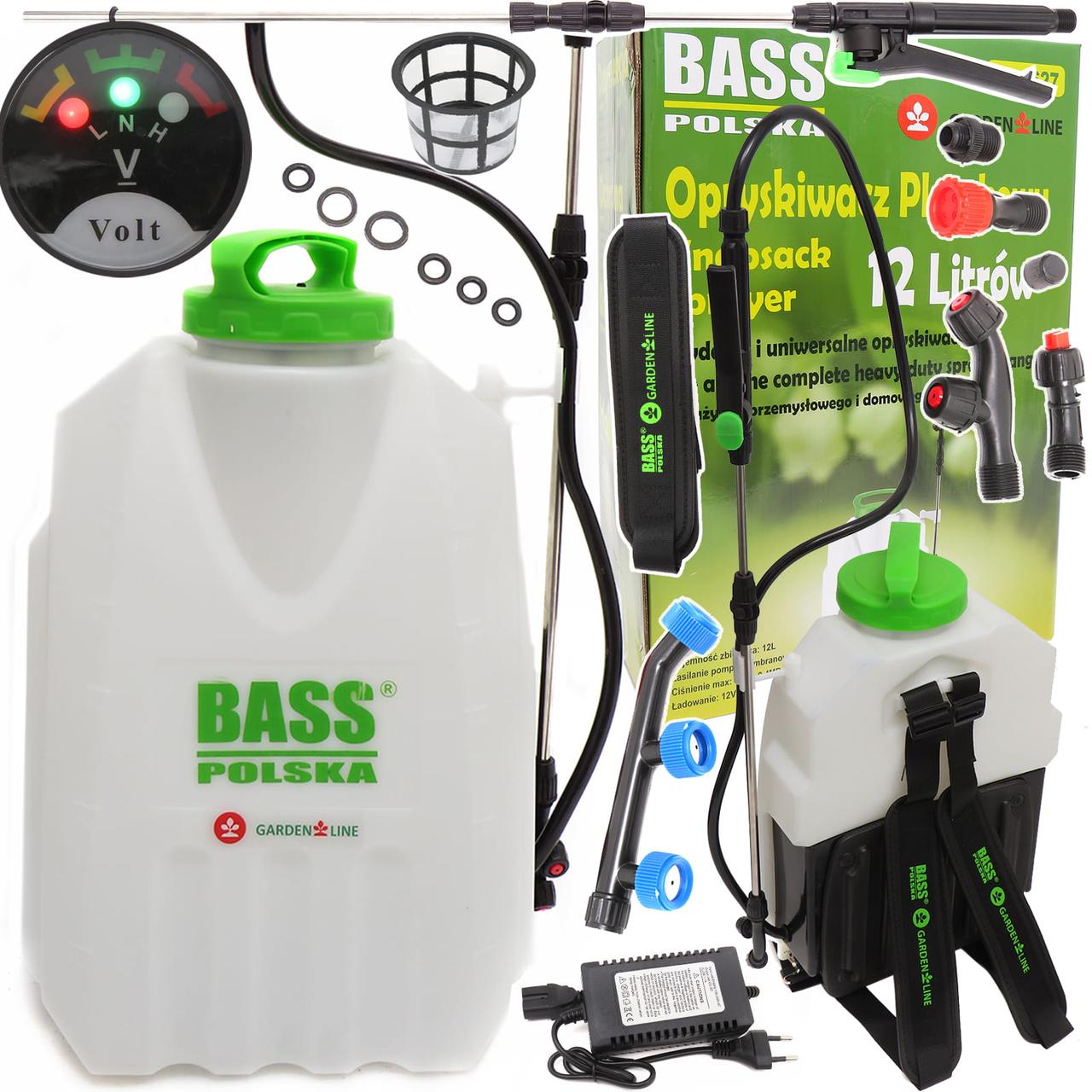 Обприскувач акумуляторний Bass 12 л, фото 1