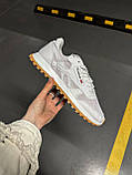 Кросівки чоловічі Reebok Classic White білі текстильні демісезонні весна літо повсякденні легкі, фото 2